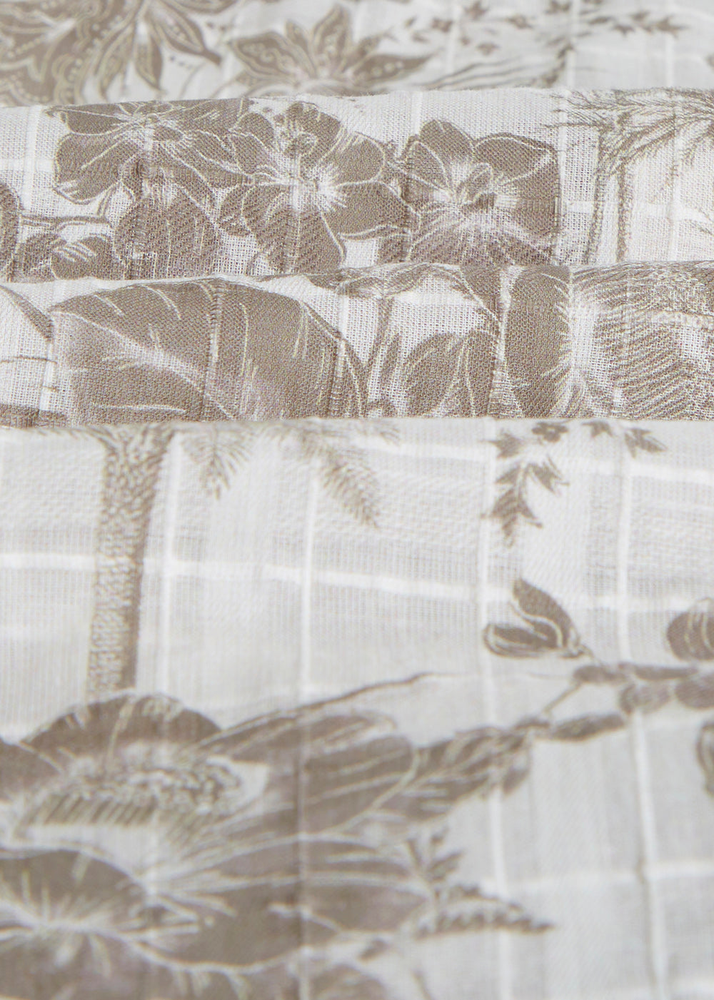 Didcot Shirt Palm Floral - Khaki - Wax London - Danali