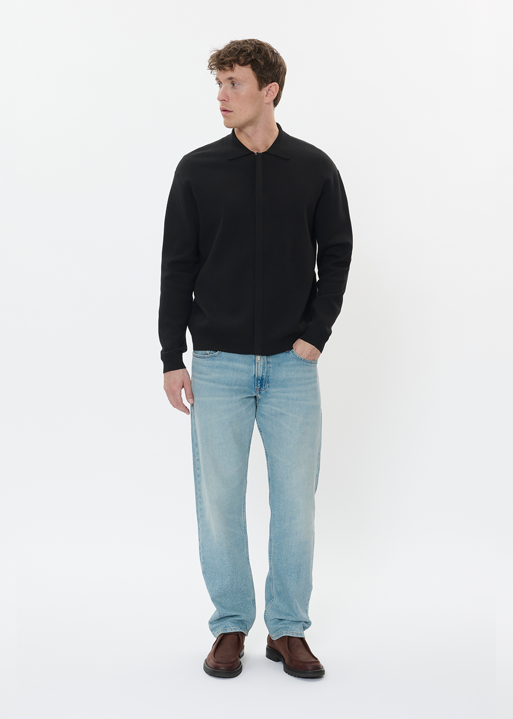 Santiago Zip Front Knit Jacket