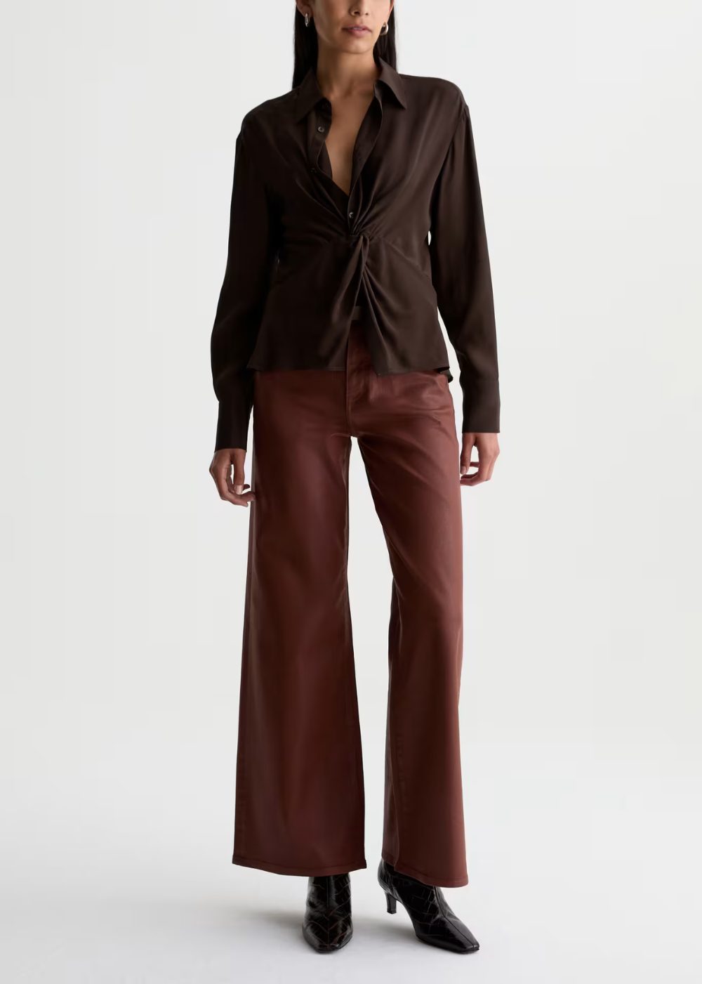 Bel Knot Front Blouse