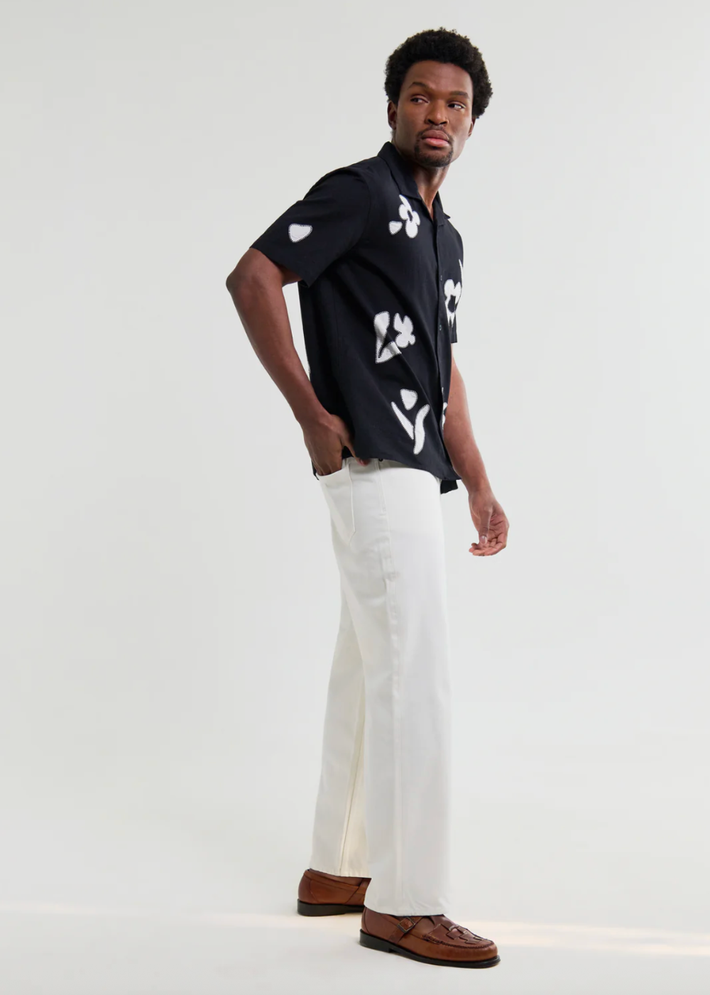 Didcot SS Shirt Abstract Applique