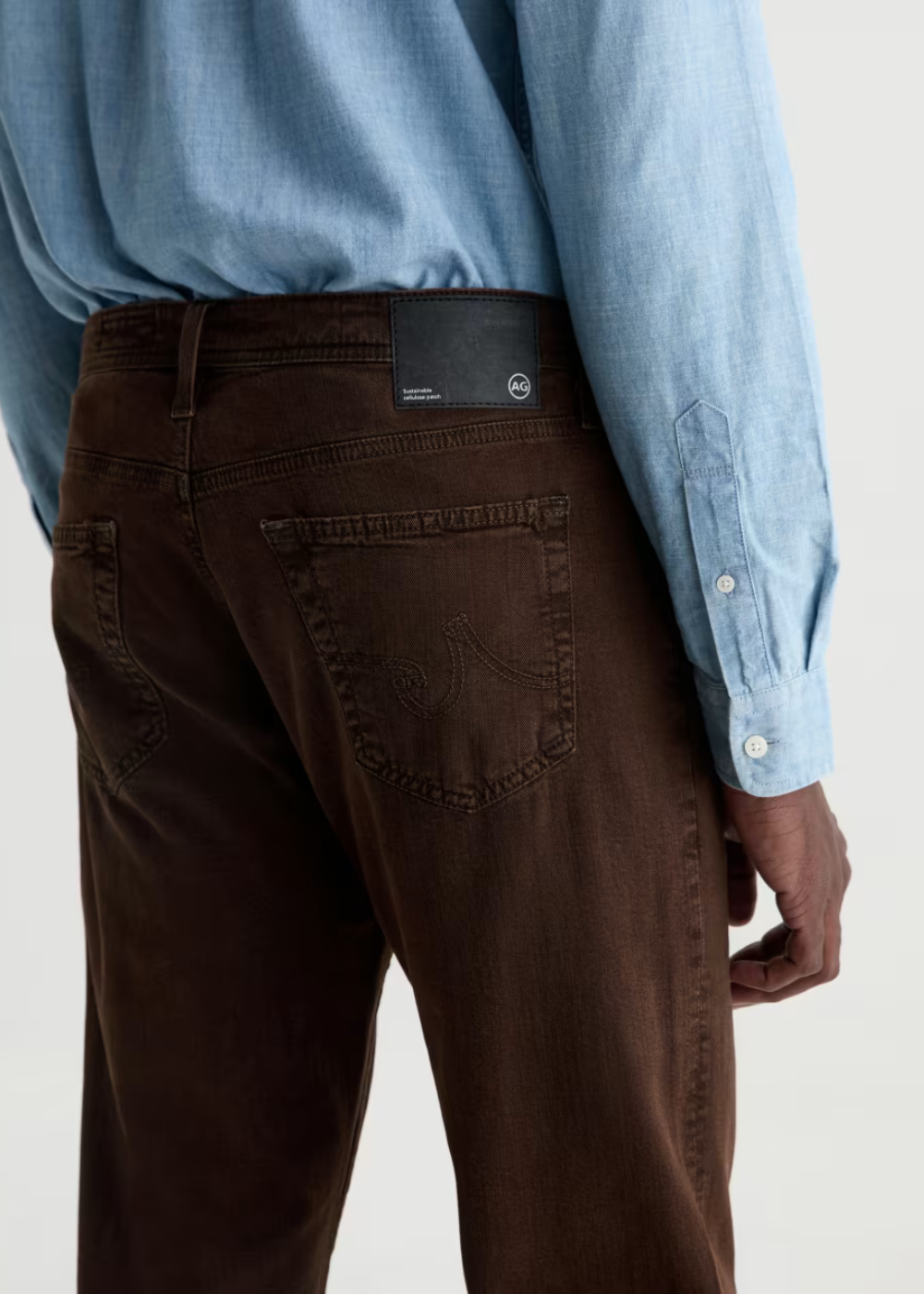 Everett Slim Straight Linen Pant