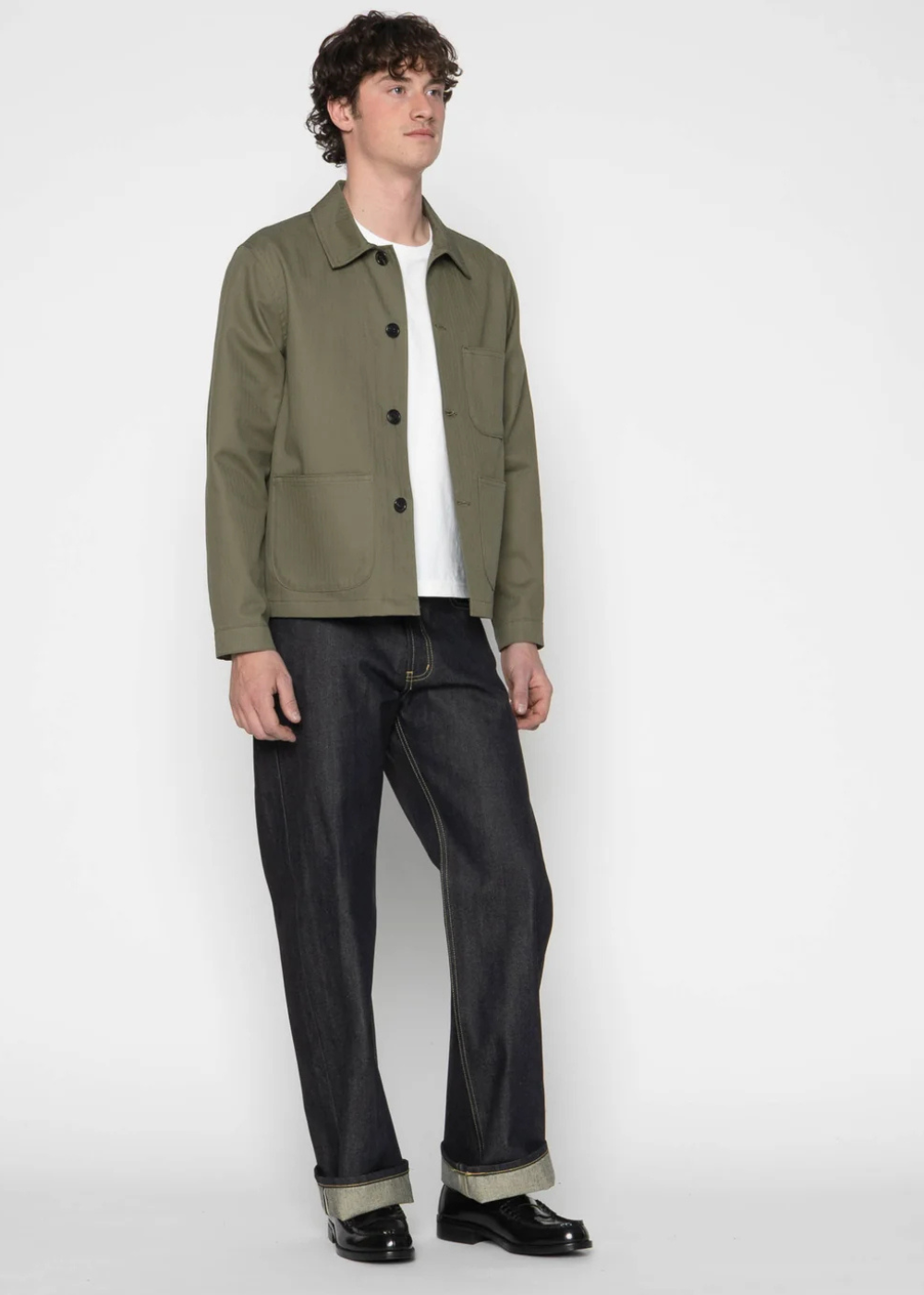 Utility Jacket - 1940s Military Organic Herringbone