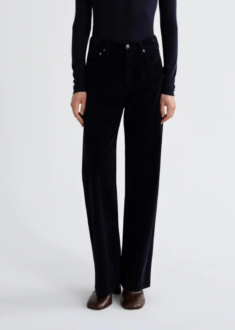 Ren High Rise Wide Leg 32" Corduroy Pant