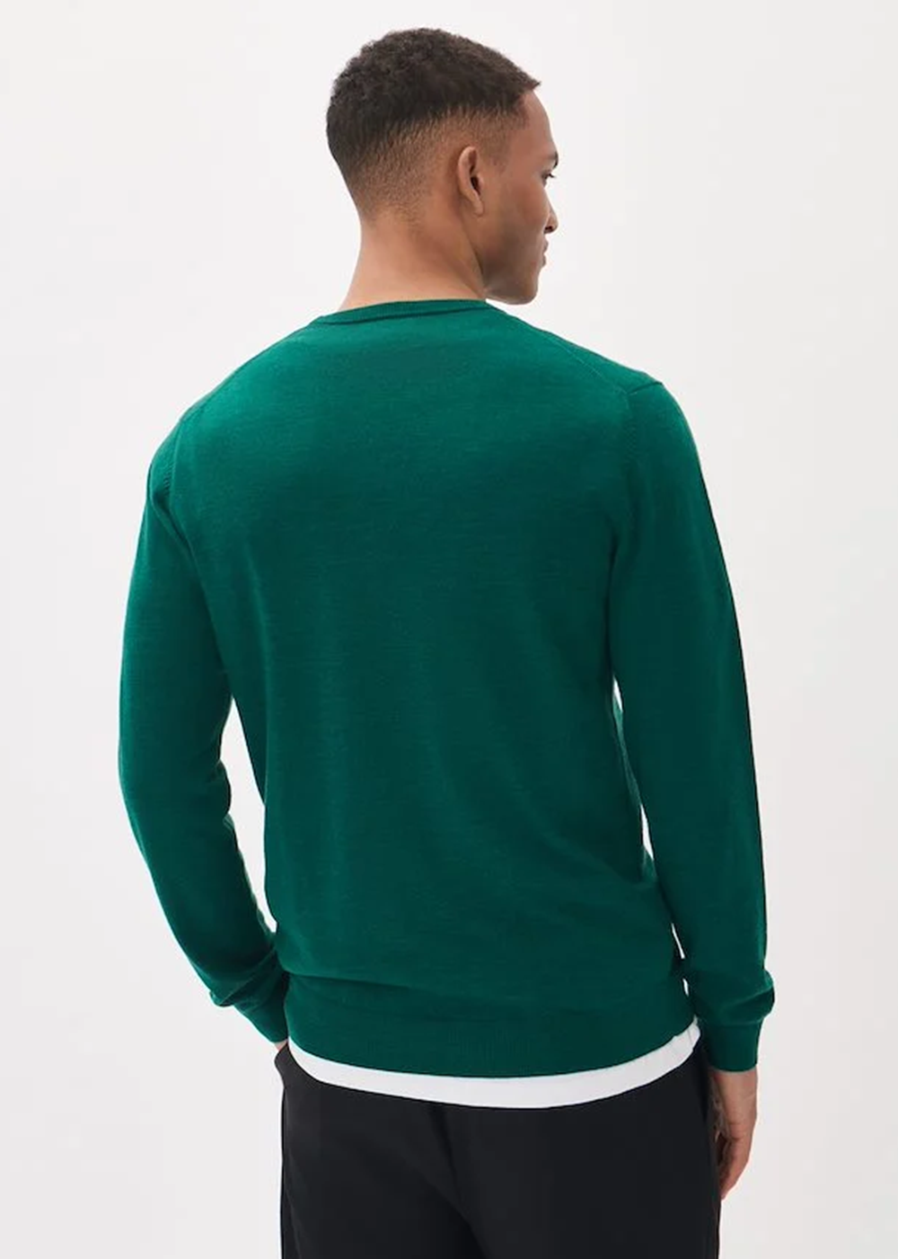 Margrate Merino Sweater - Pine Green - Matinique Canada - Danali