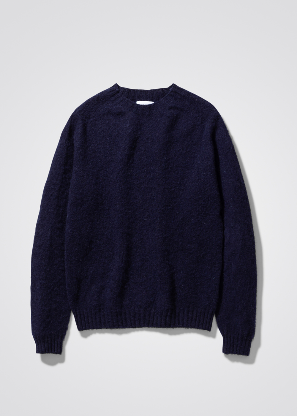 Birnir Brushed Lambswool Sweater - Dark Navy - Norse Projects Canada - Danali