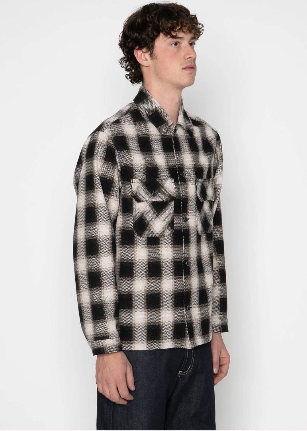 Work Shirt - Trippy Ombre Plaid