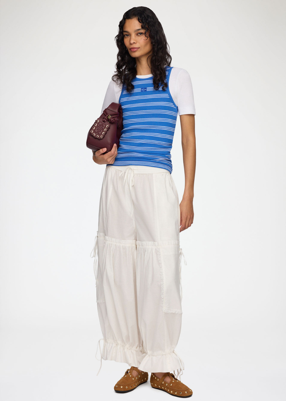 Cotton Voile Balloon Pant