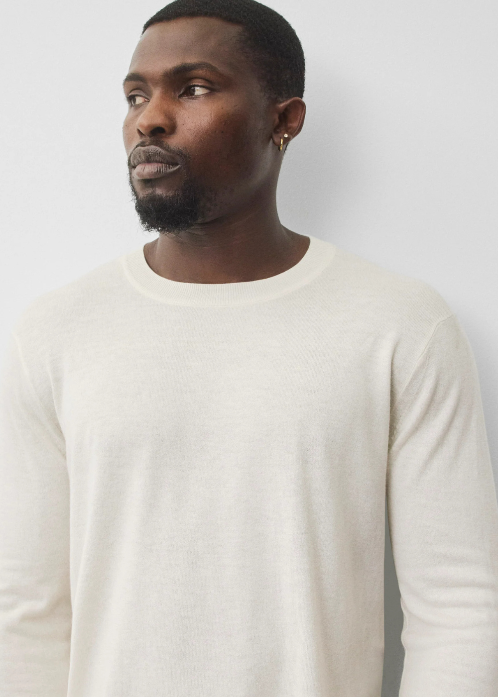 Silk Cashmere Gallery Crewneck