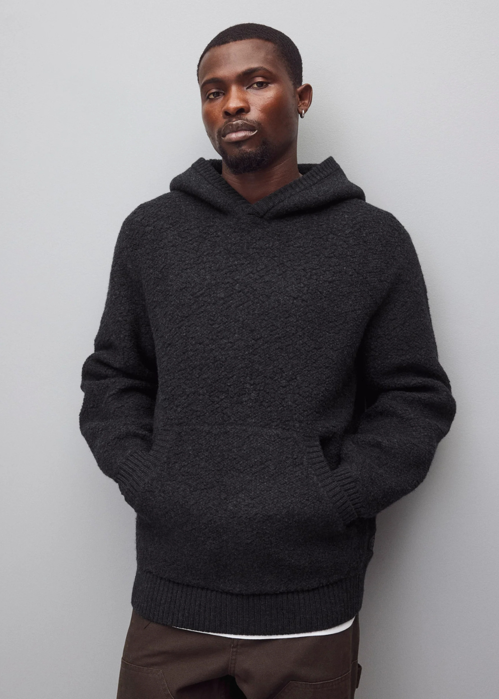 Textured Boucle Turf Hoodie