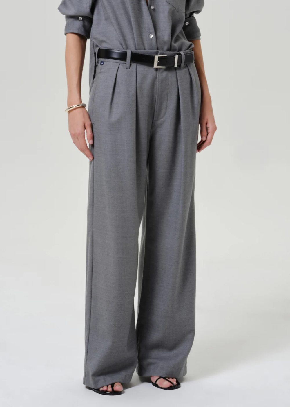 Ines Felted Wool Trouser