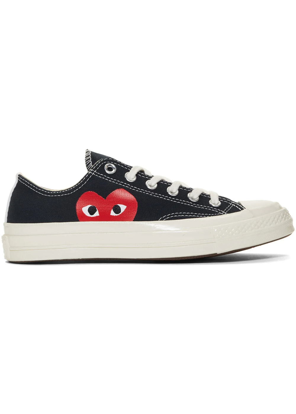 CDG Play Converse Low Black Chuck Sneakers