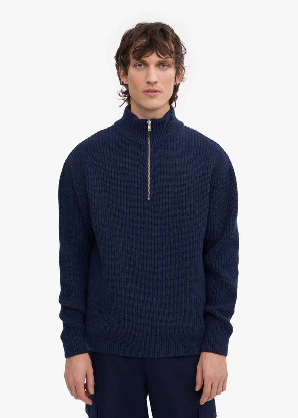 Merino Quarter Zip Sweater