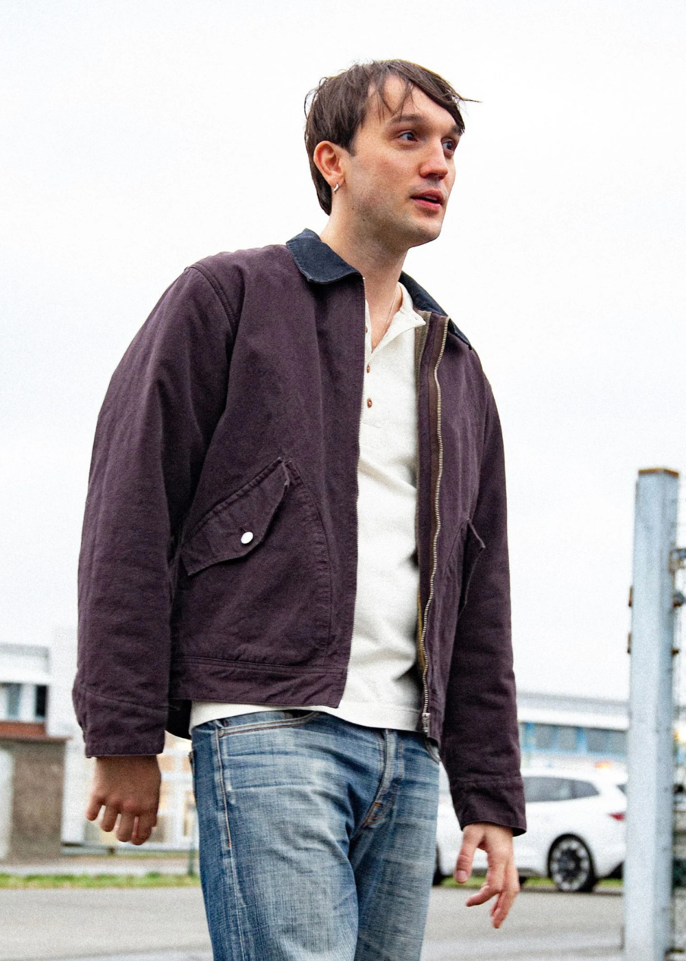Blake Zip Jacket Duck Canvas