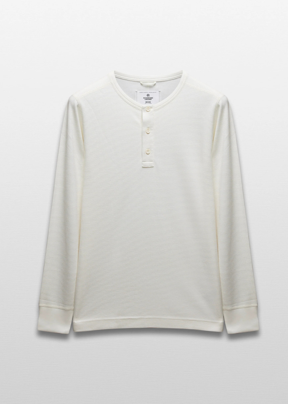 Lightweight Waffle Standard Henley