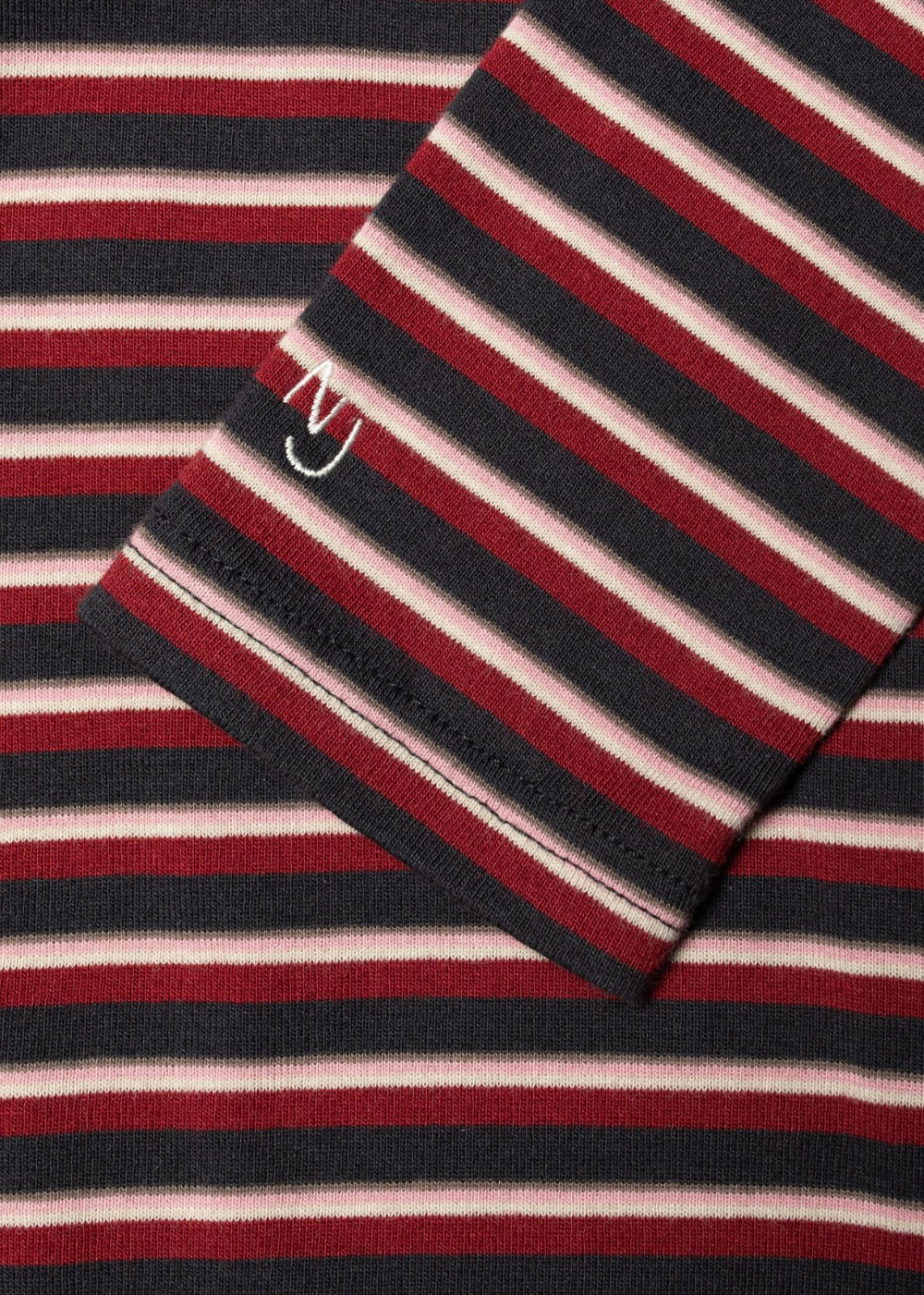 Jessy LS T-Shirt Striped Rib