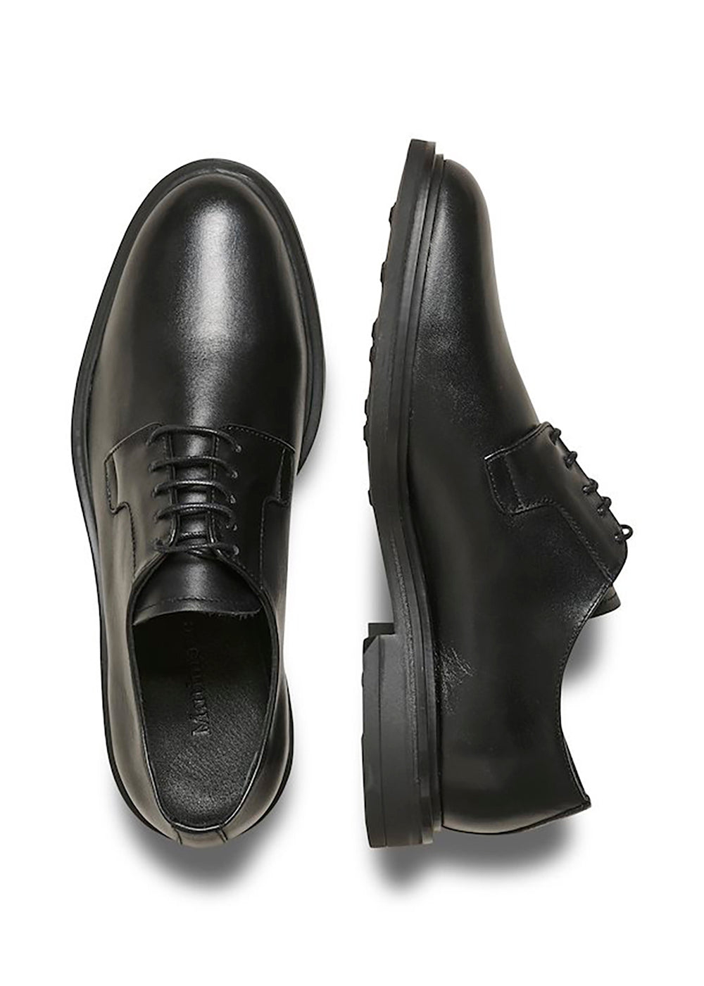 Fitch Smooth Derby Shoes - Black - Matinique Canada - Danali