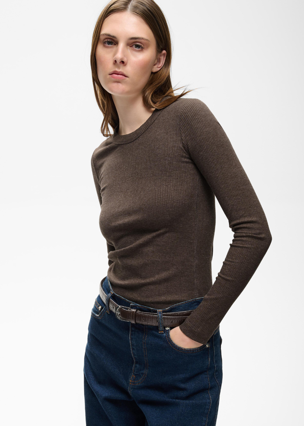 Dagna Melange LS T-Shirt
