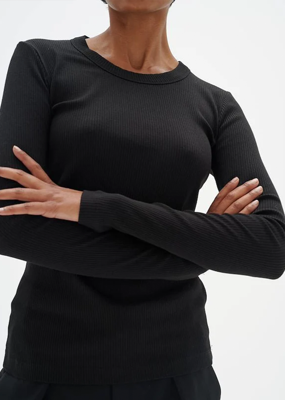 Dagna Long Sleeve T-Shirt - Black - InWear - Danali - Canada