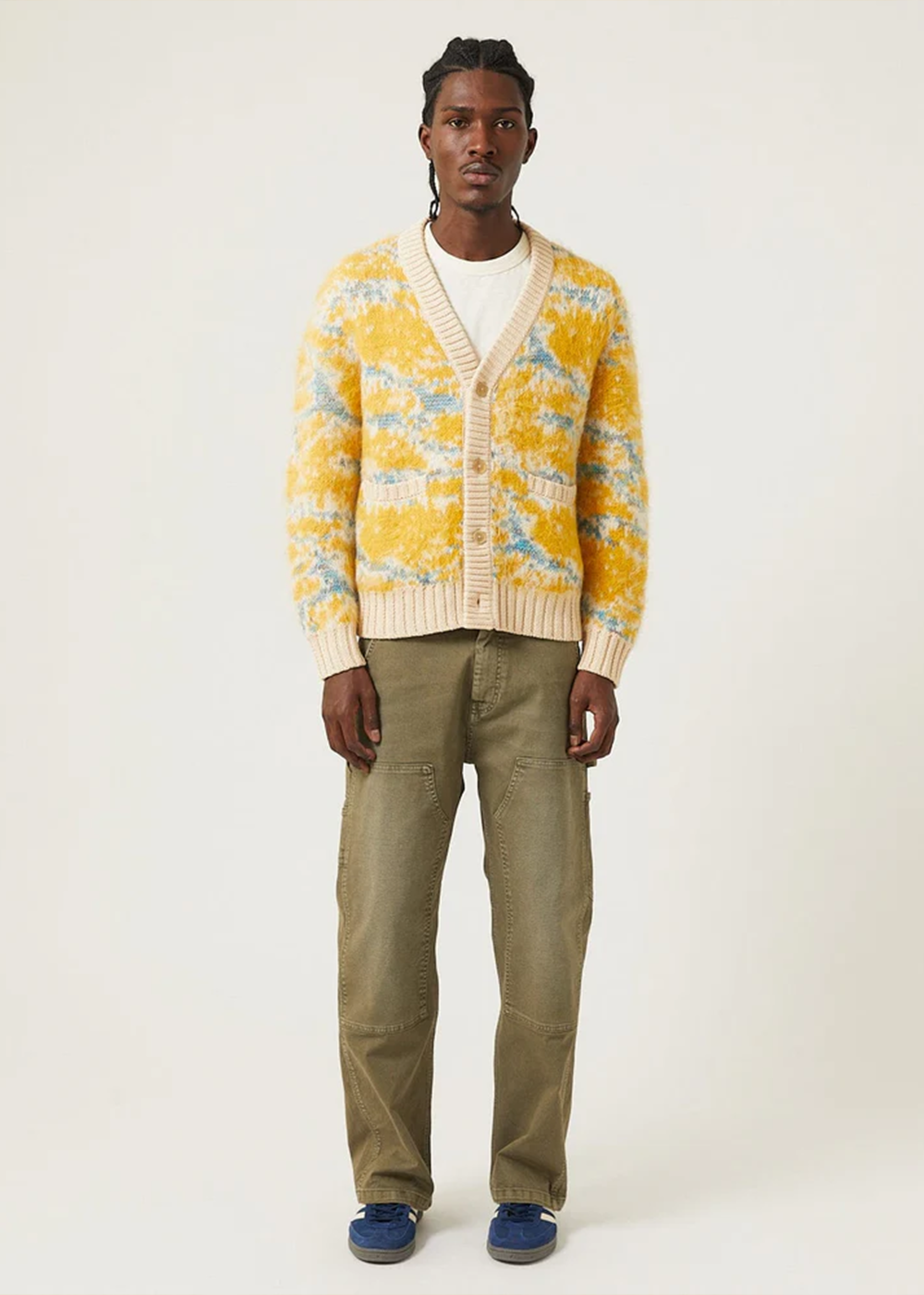 Mohair Camo Cardigan
