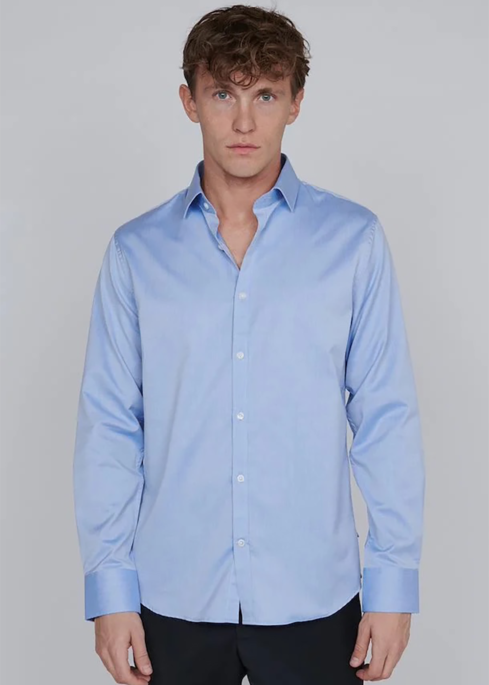 Trostol City Twill Shirt - Chambrey Blue - Matinique Canada - Danali - 38365 - 30200598