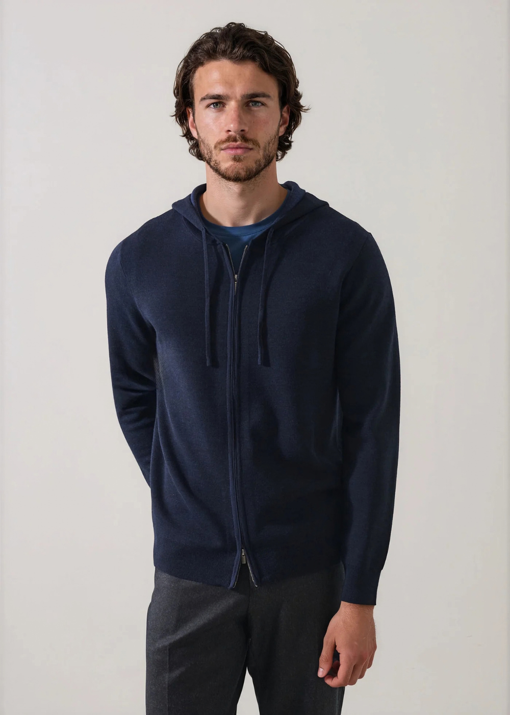 Double Face Full Zip Hoodie