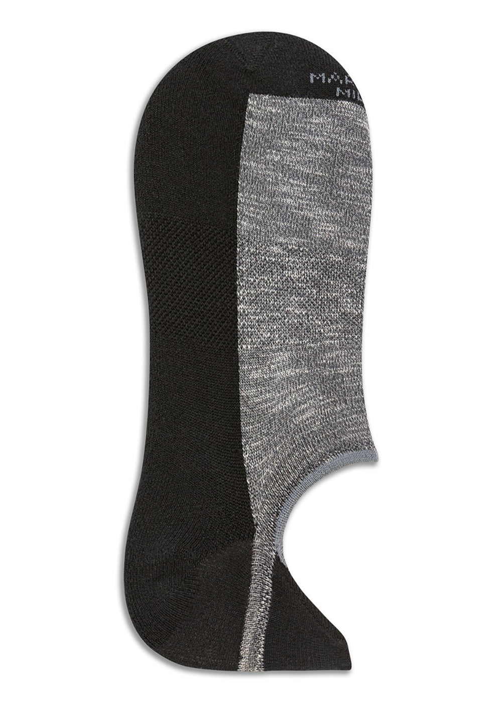 Cotton Sneaker Sock - Black Flannel - Marcoliani Canada - Danali