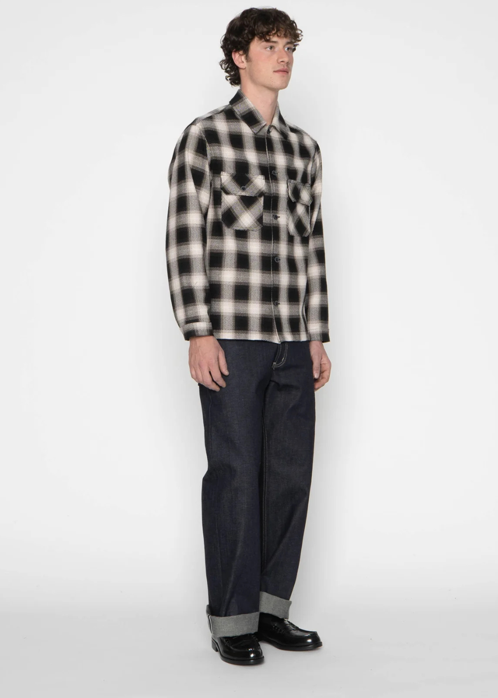 Work Shirt - Trippy Ombre Plaid