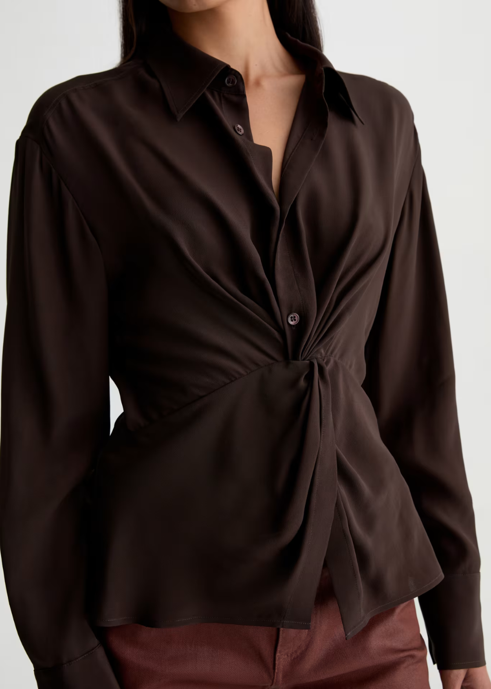 Bel Knot Front Blouse