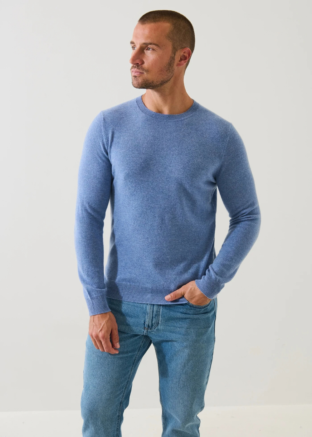 Nano Cashmere Crewneck Sweater