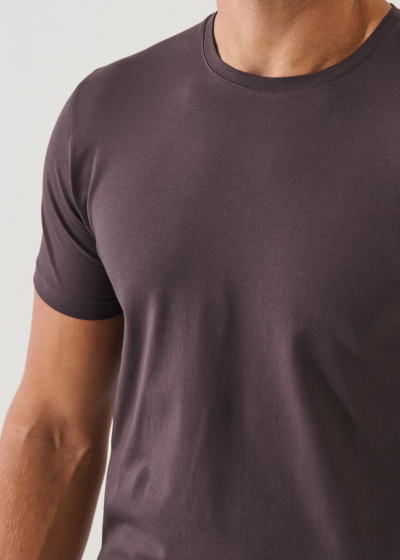 Iconic Pima Cotton Stretch Crew T-Shirt