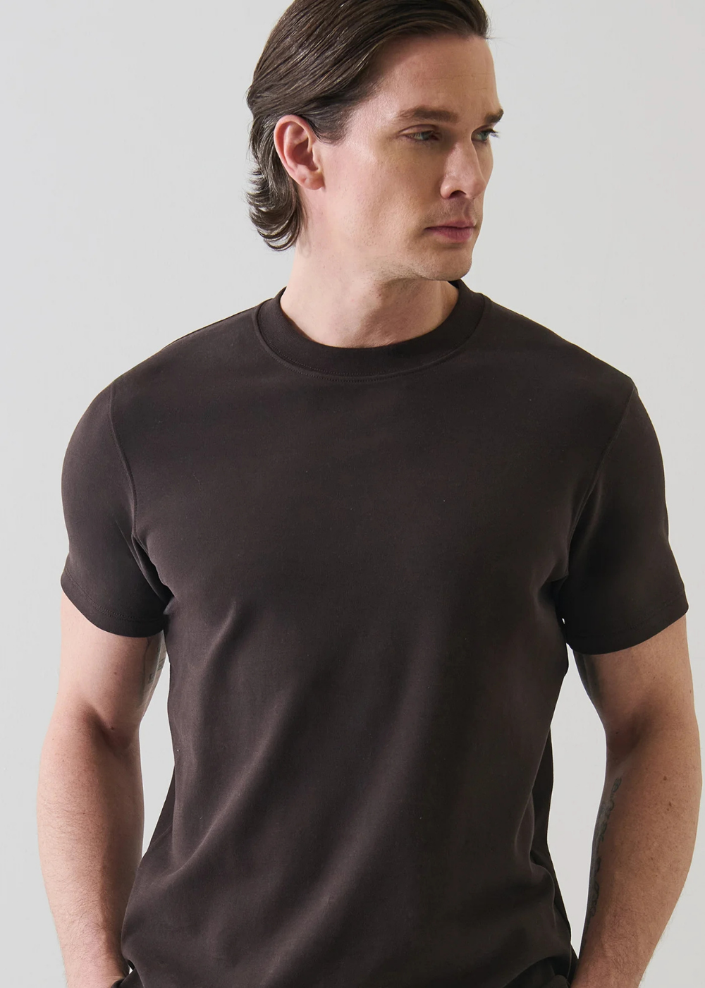 Pima Stretch Heavyweight Crew T-Shirt