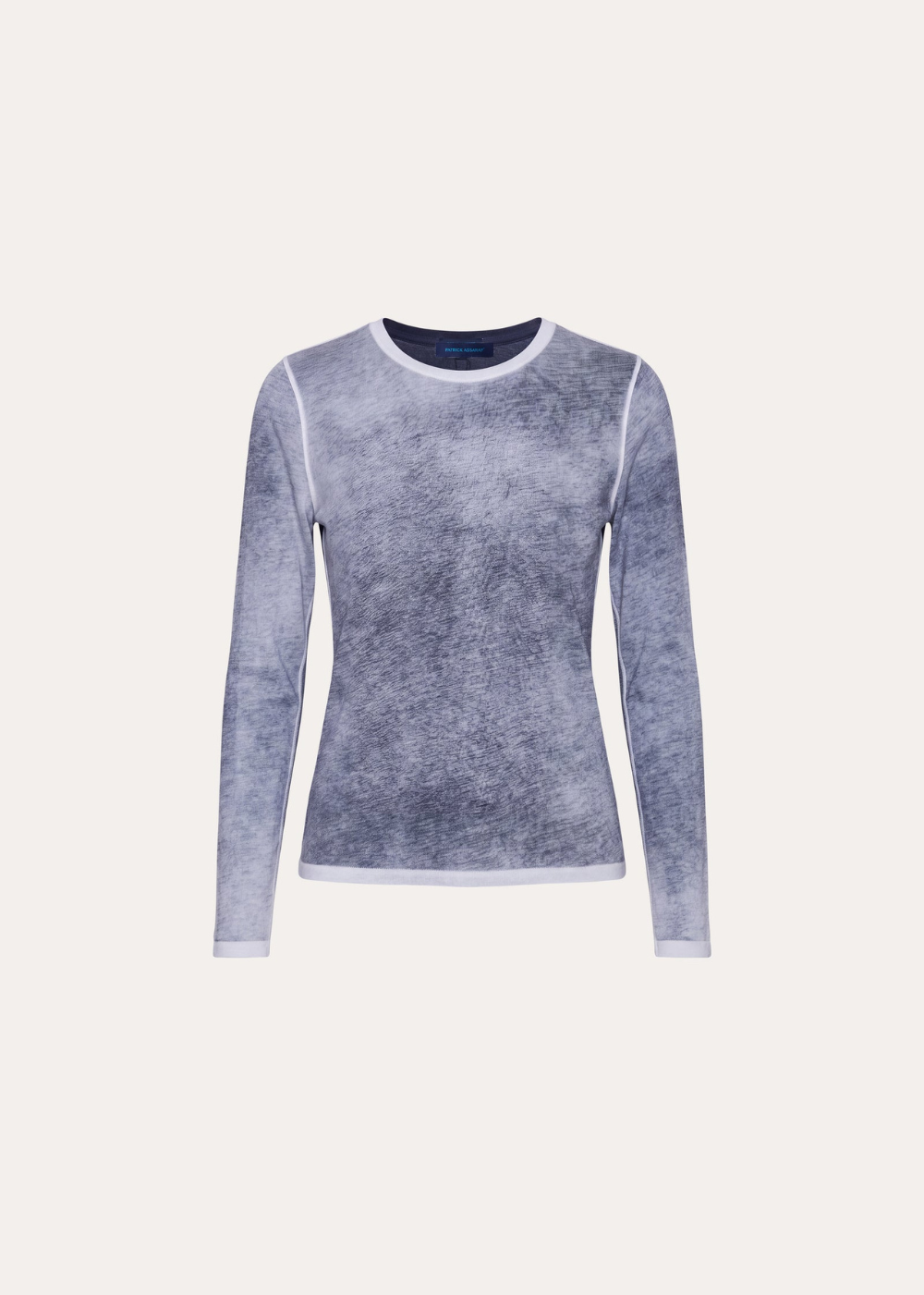 LS Pima Classic Rev Spray Crew T-Shirt