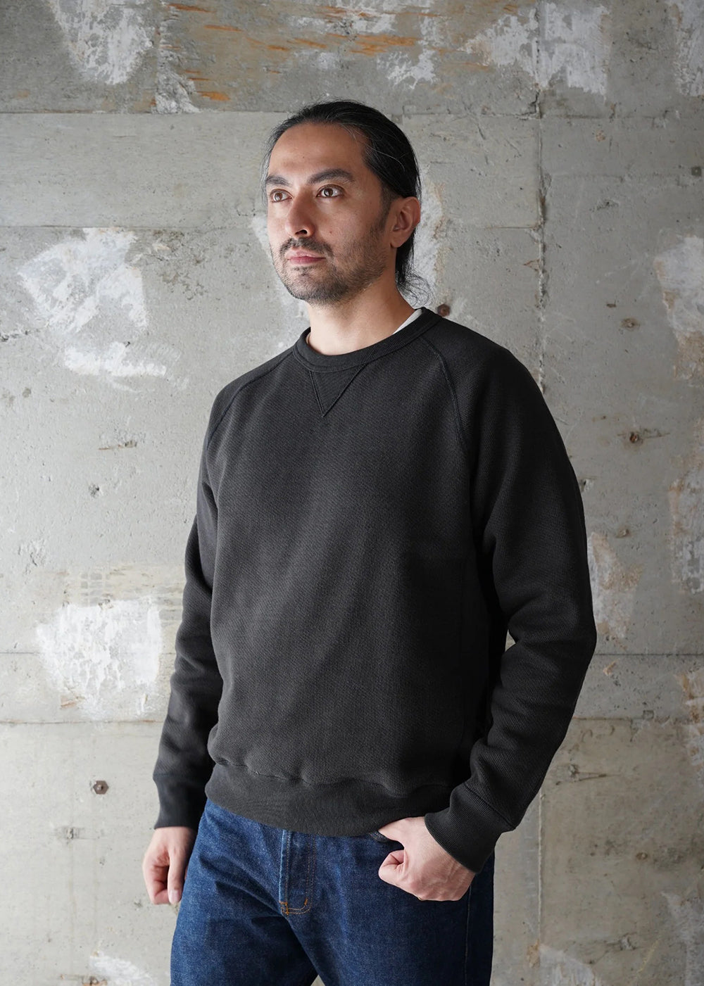 Super Looper French Terry Pullover - Sumi Black - Wonder Looper Canada - Danali
