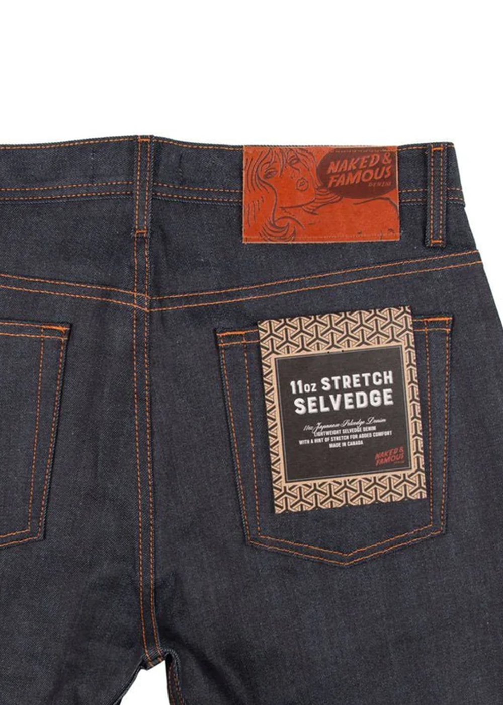 Super Guy - 11oz Stretch Selvedge - Naked and Famous Denim Canada - Danali - 015500