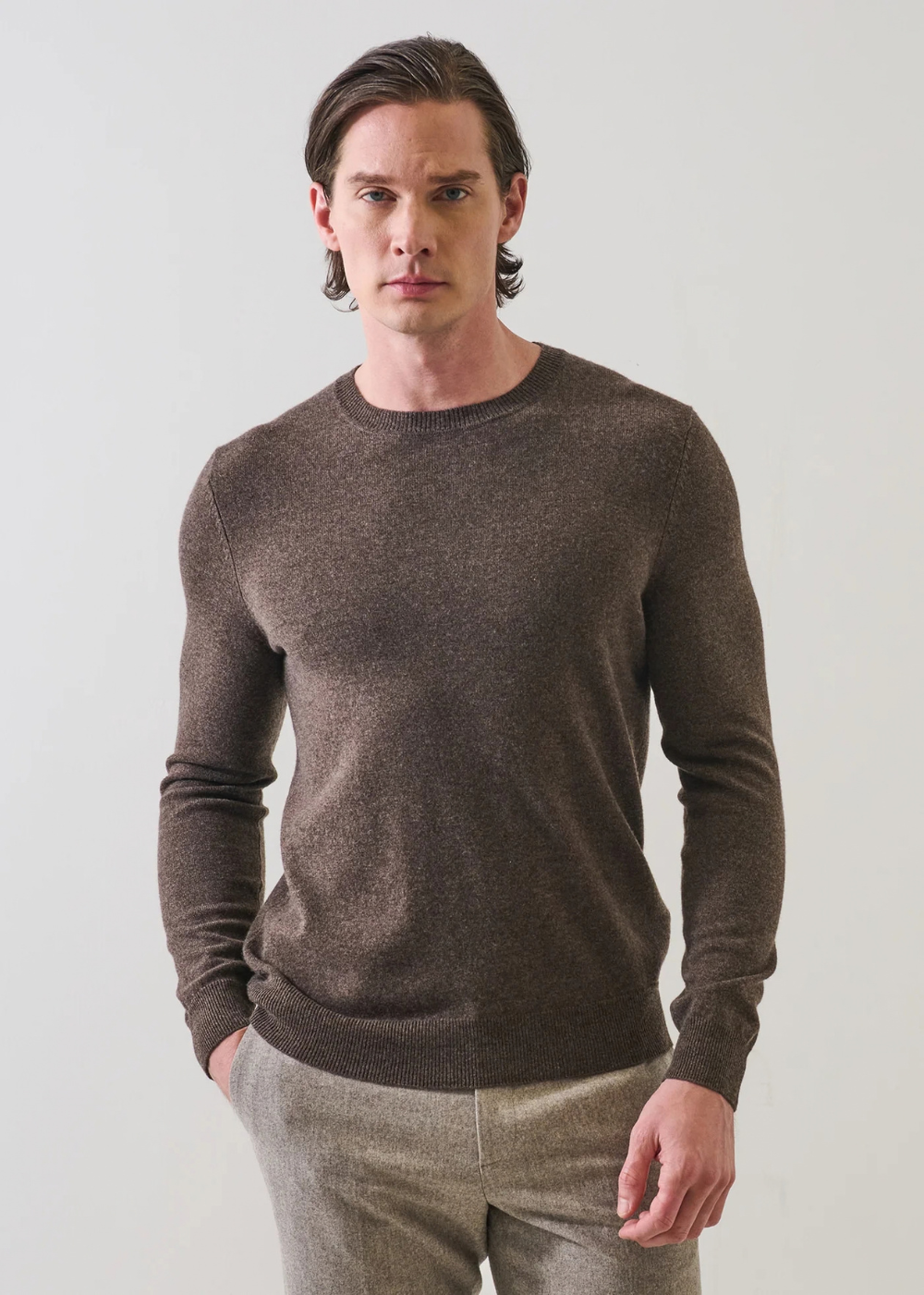 Nano Cashmere Crewneck Sweater