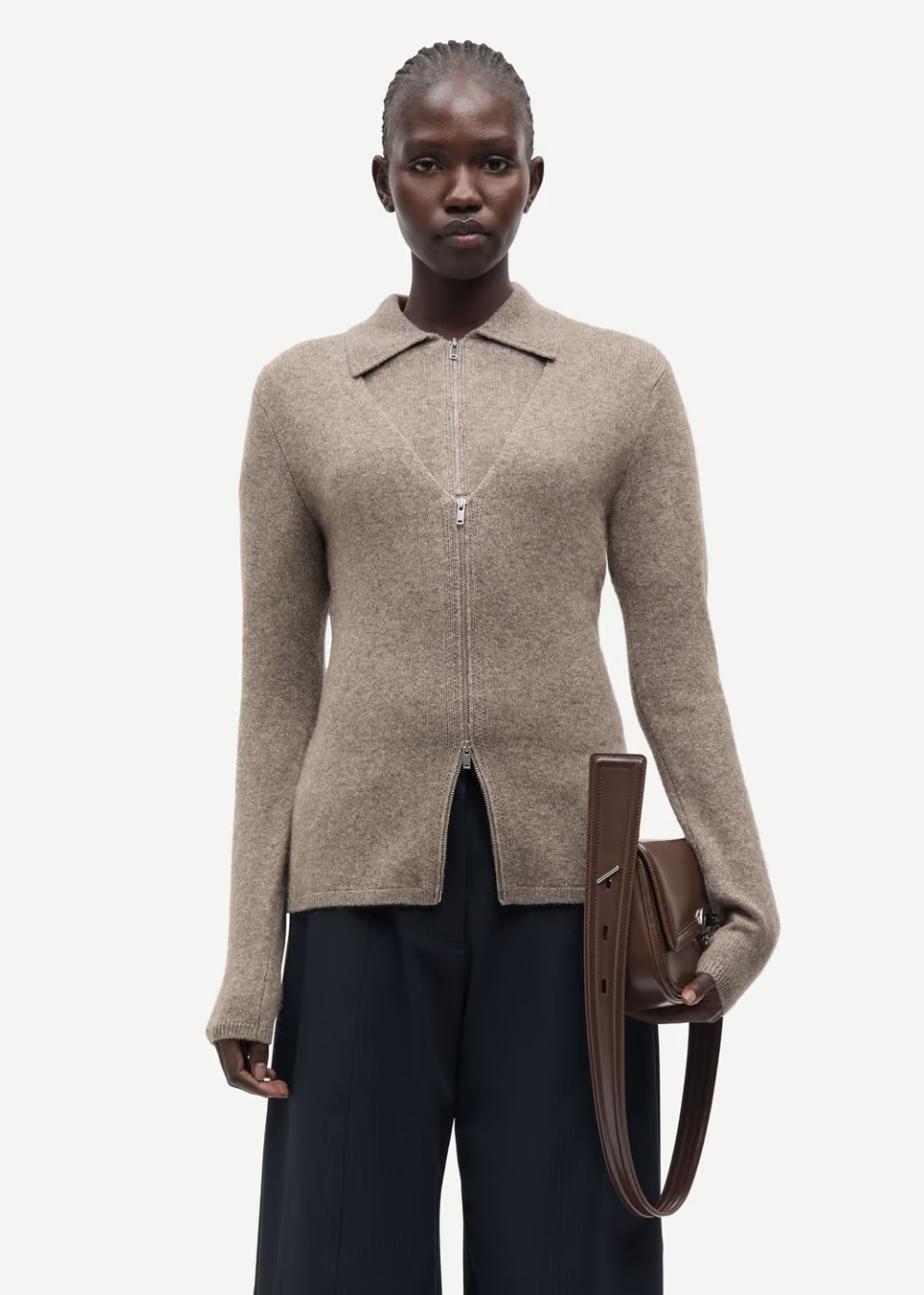 Sanelo Zip Cardigan