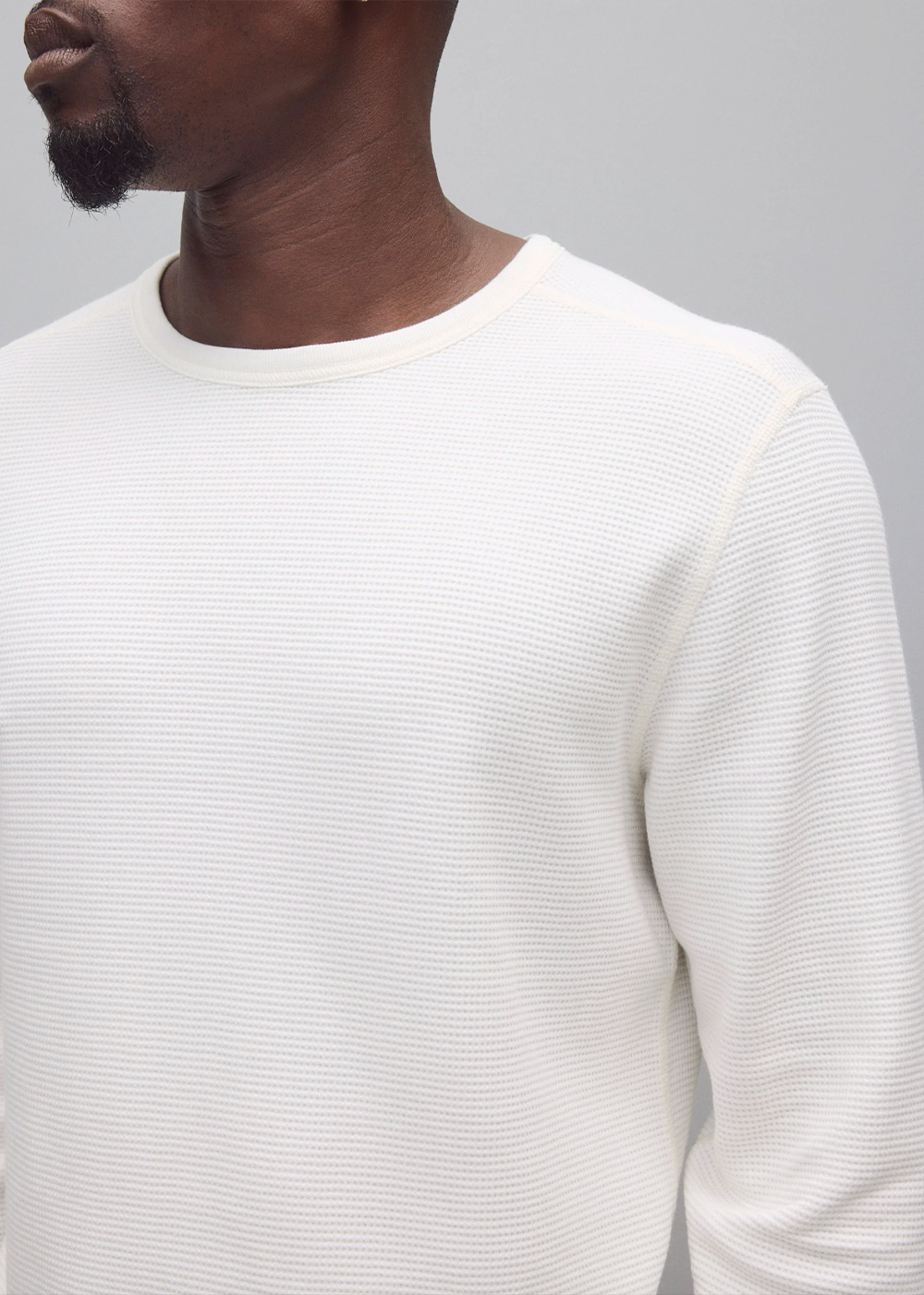 Lightweight Waffle Standard Long Sleeve - Championship White - Reigning Champ Canada - Danali - RC-2354