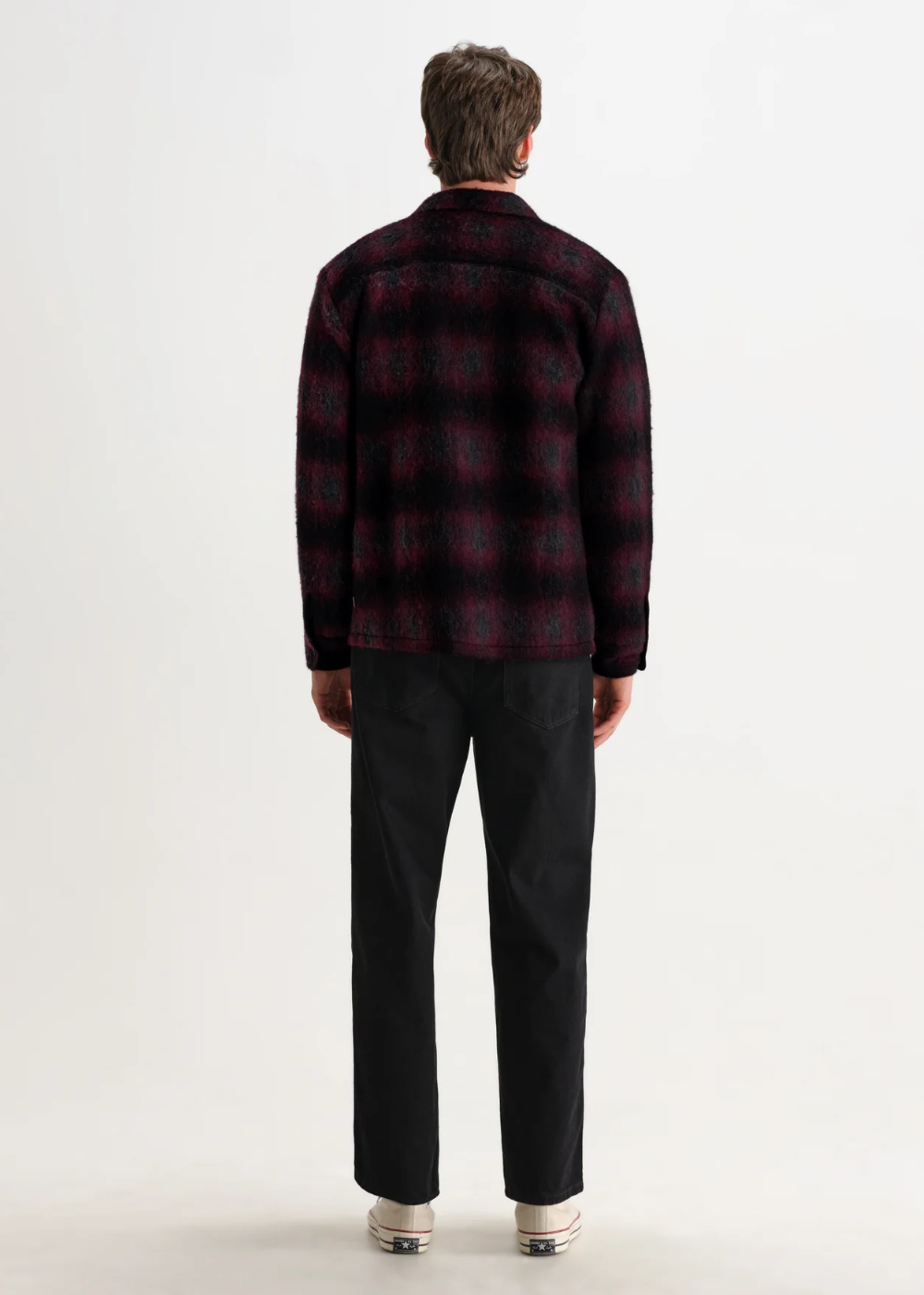 Whiting Overshirt Elm Wool Blend Check