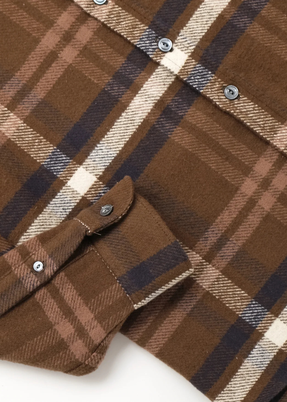 Olive Plaid Blanket Easy Shirt