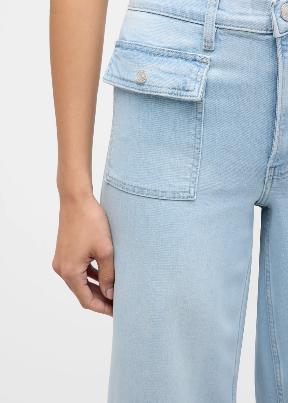 70s Patch Pocket Crop Straight Jean - Clarity - FRAME Denim Canada - Danali