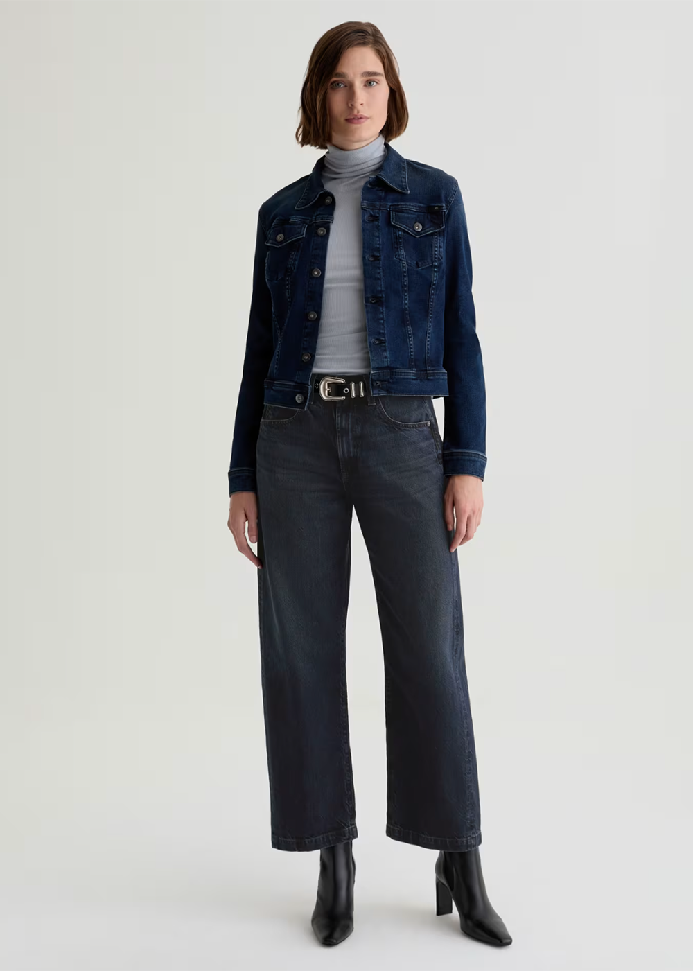 Hattie High Rise Barrel Jean
