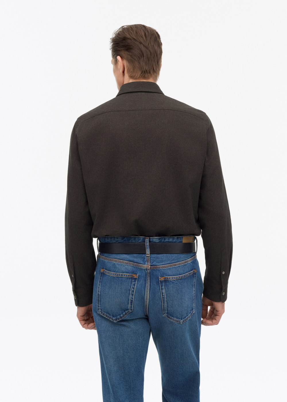 Bjorn Brushed Herringbone Shirt