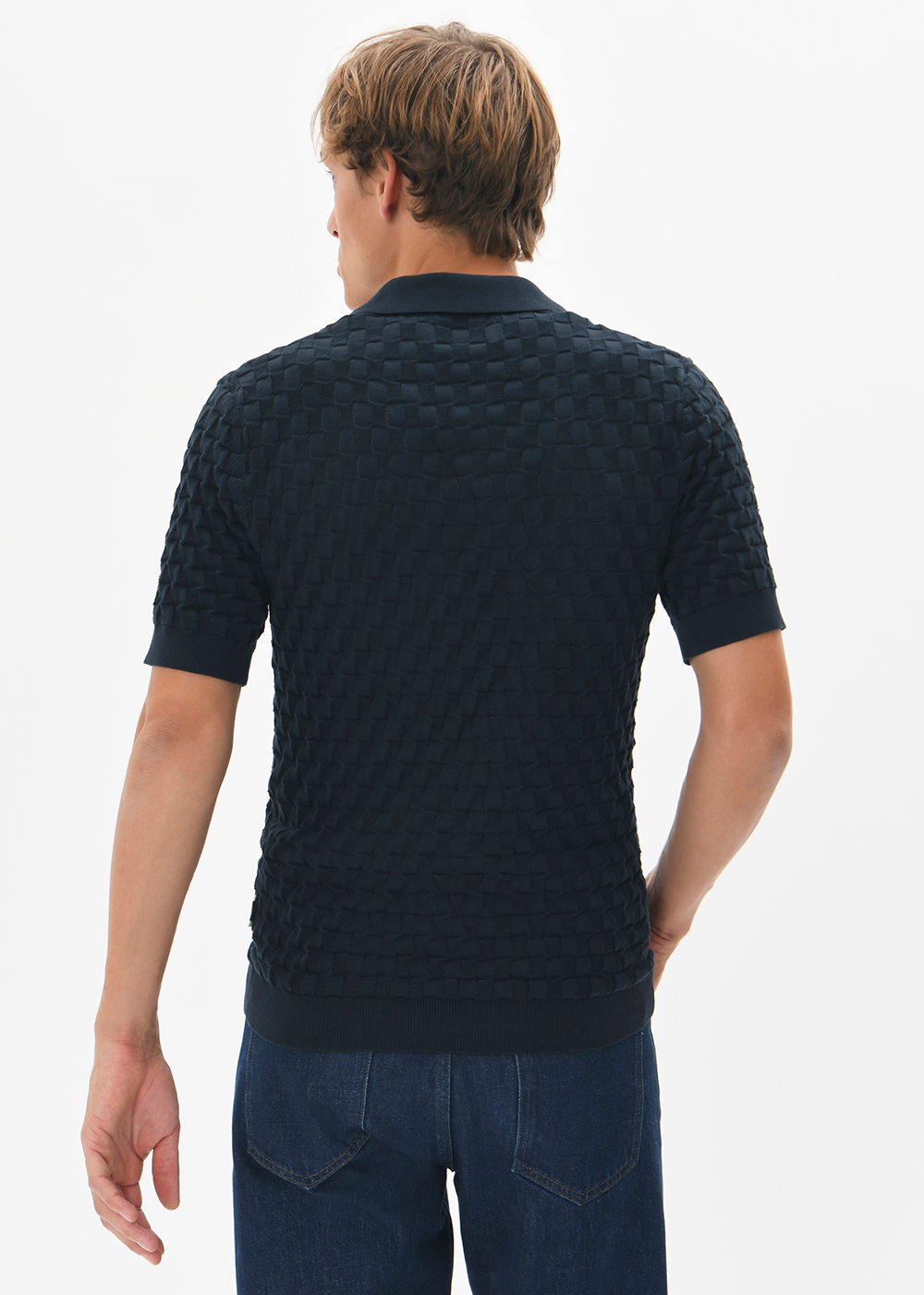 Polo Knit Heritage Shirt - Dark Navy - Matinique Canada - Danali