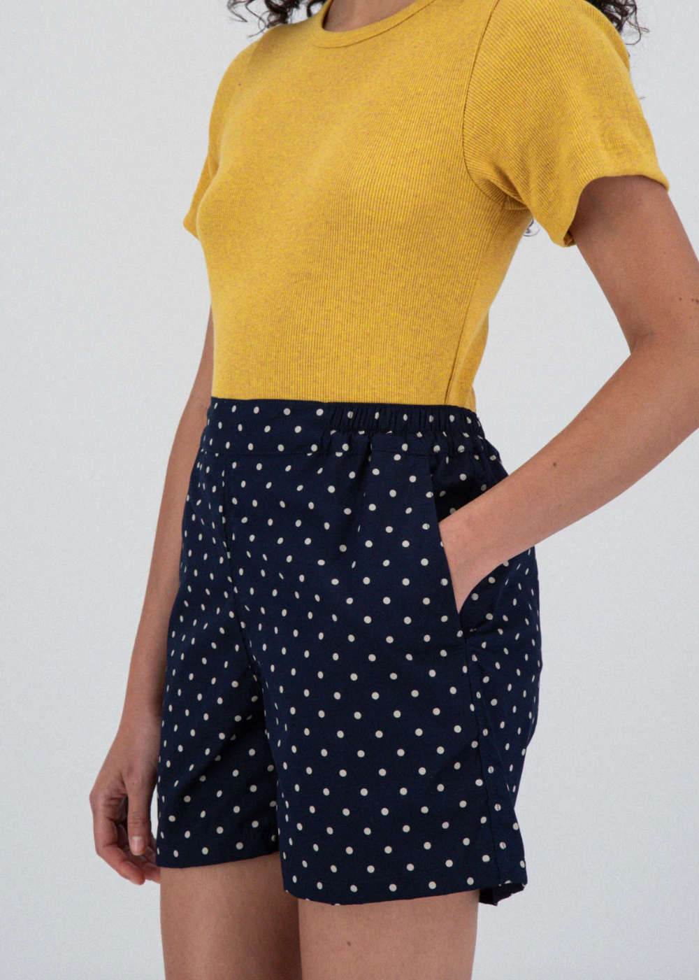 Private Shorts Japanese Polka Dots