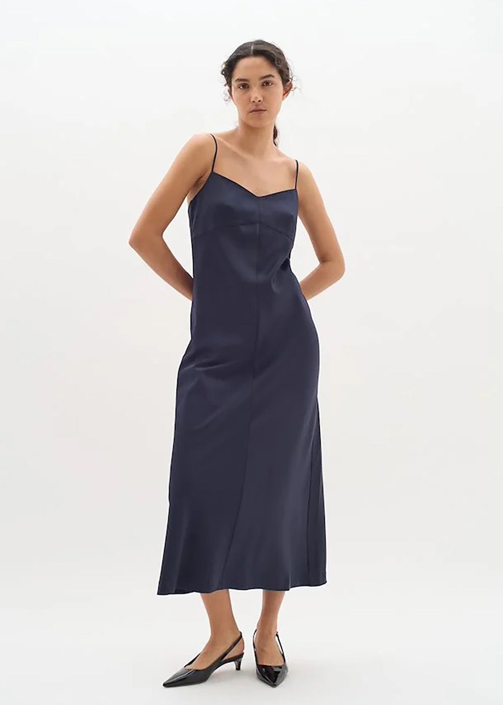 Xilky Strap Dress - Marine Blue - InWear Canada - Danali - 30109328