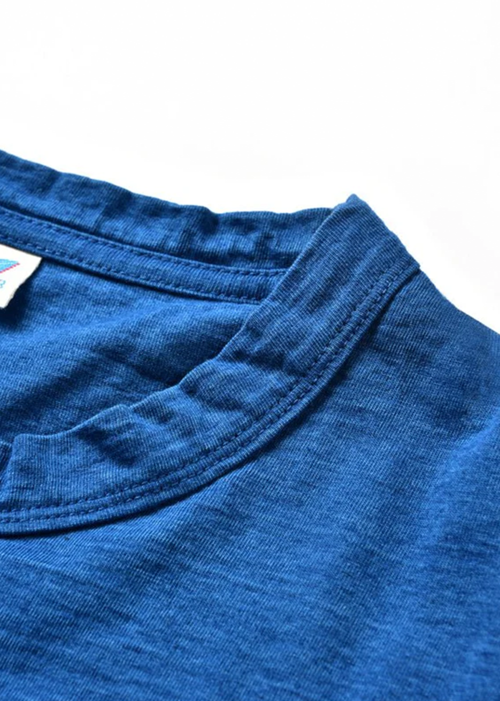 Indigo Dyed Crewneck T-Shirt