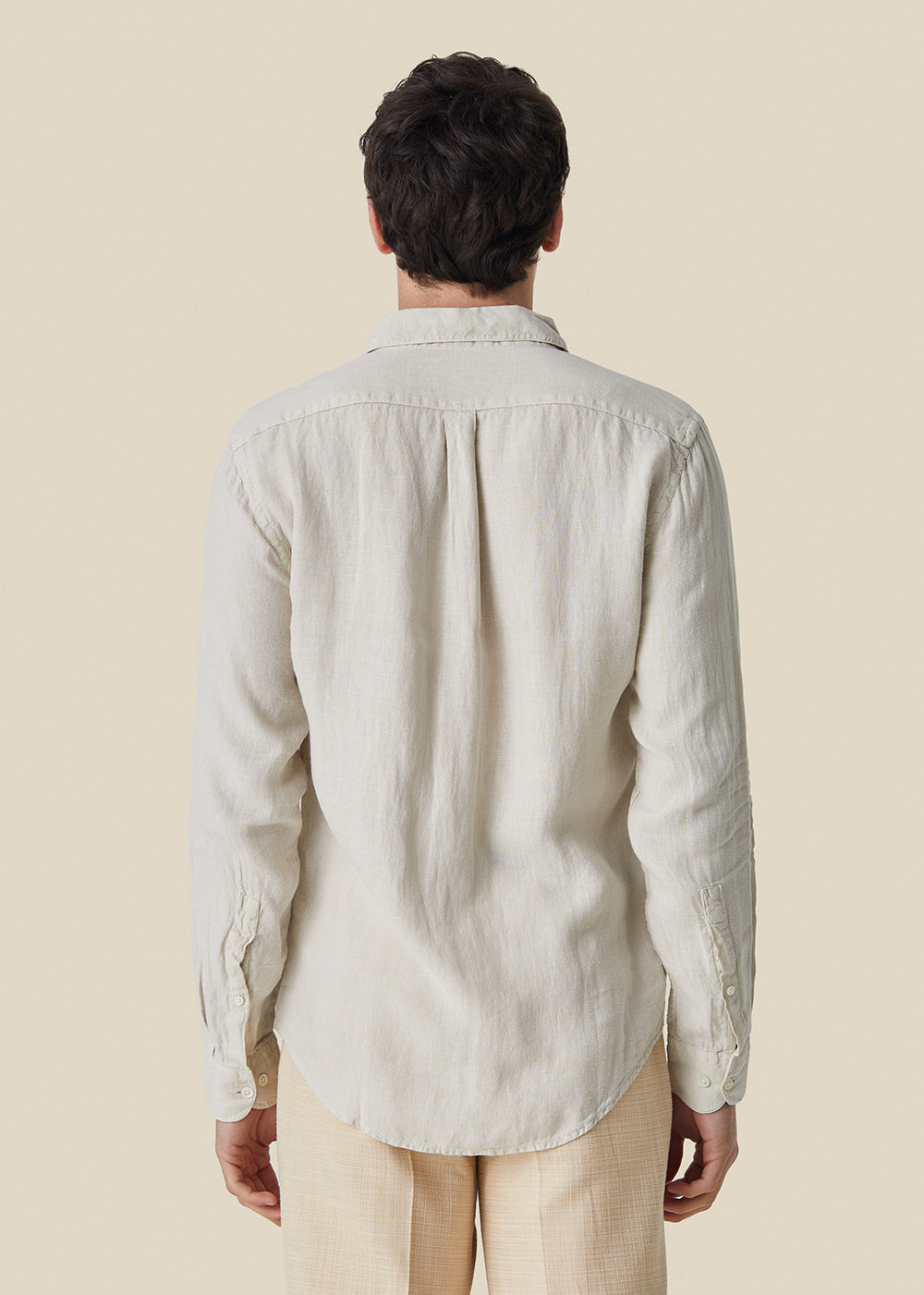Raw Linen Long Sleeve Shirt - Portuguese Flannel - Danali