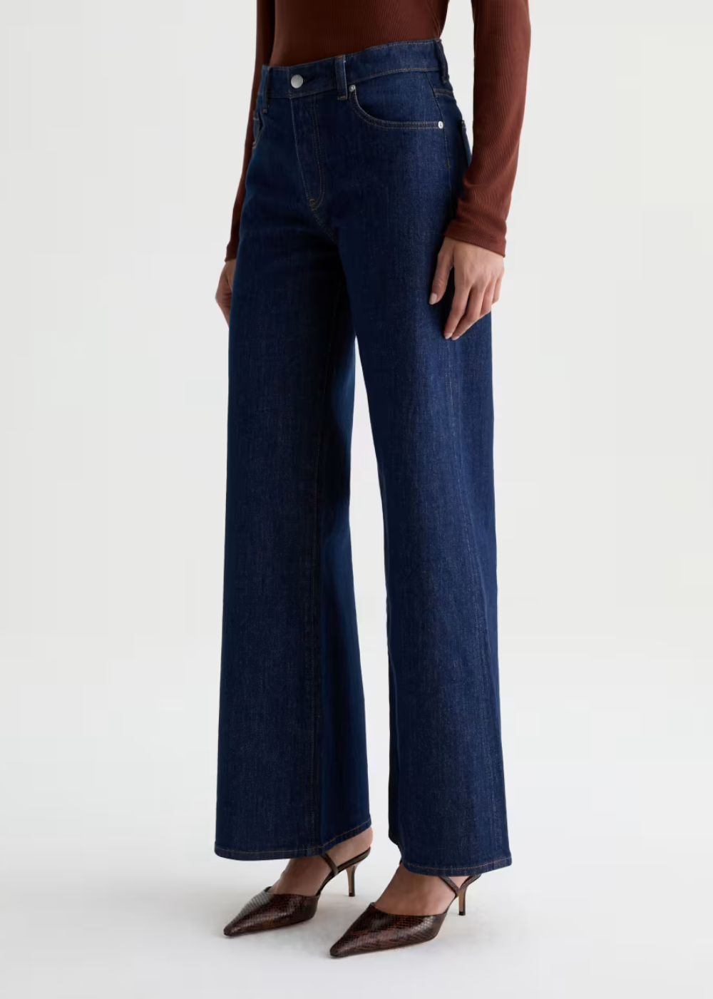 Saige High Rise Wide Leg Jean