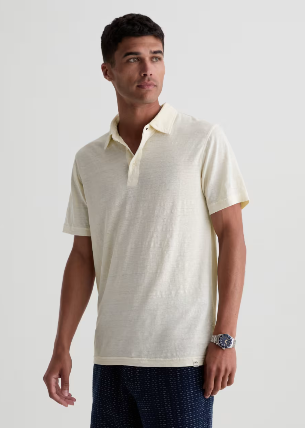 Bryce Linen Polo T-Shirt