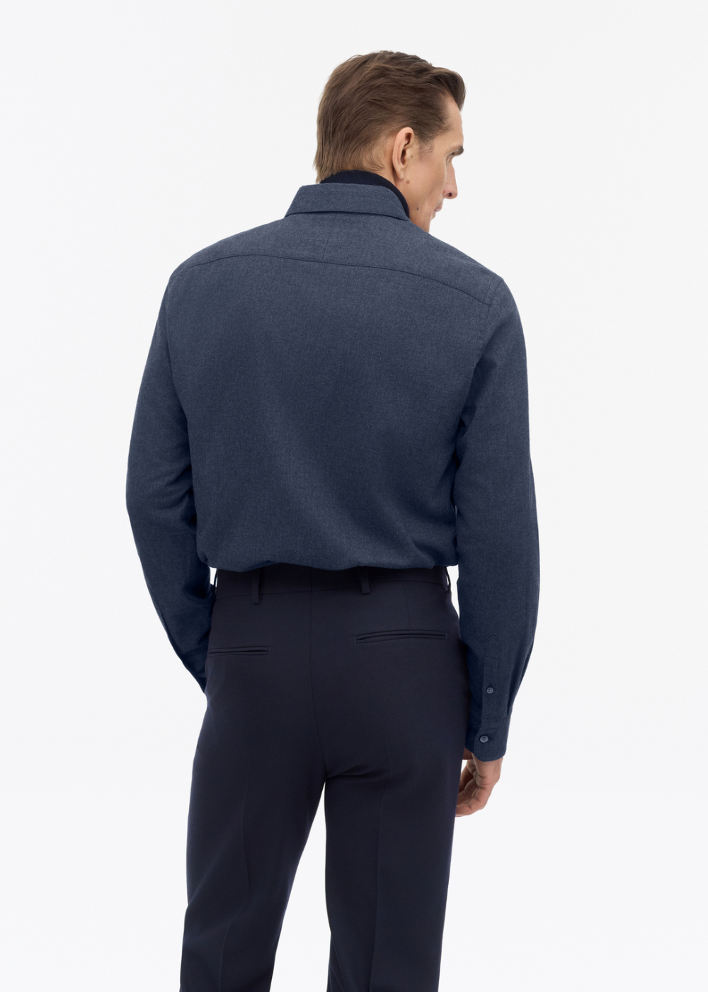 Bjorn Brushed Herringbone Shirt